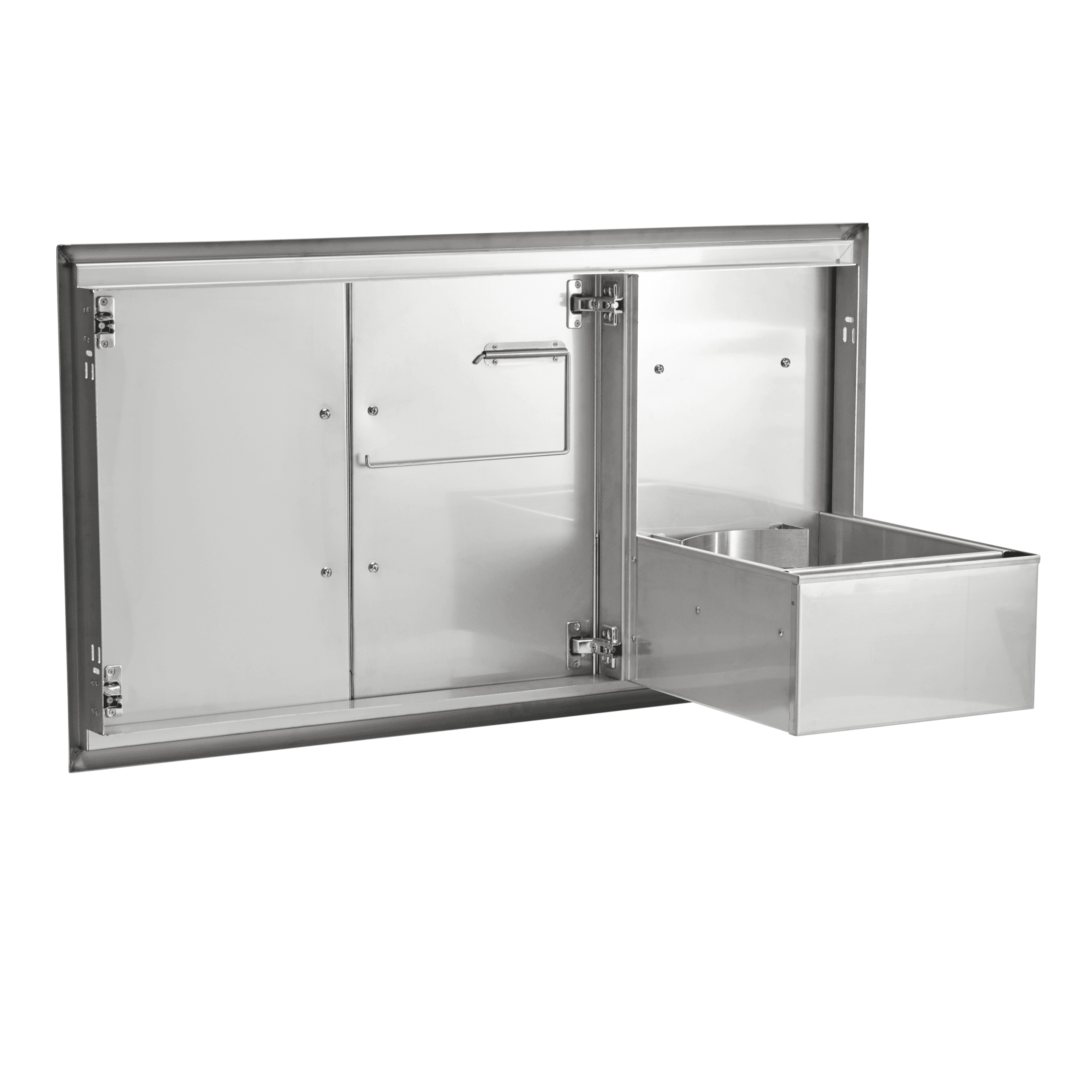Coyote 46-Inch Combo Cabinet with Double Access Doors and Pull-Out Trash Drawer thumbnail 2