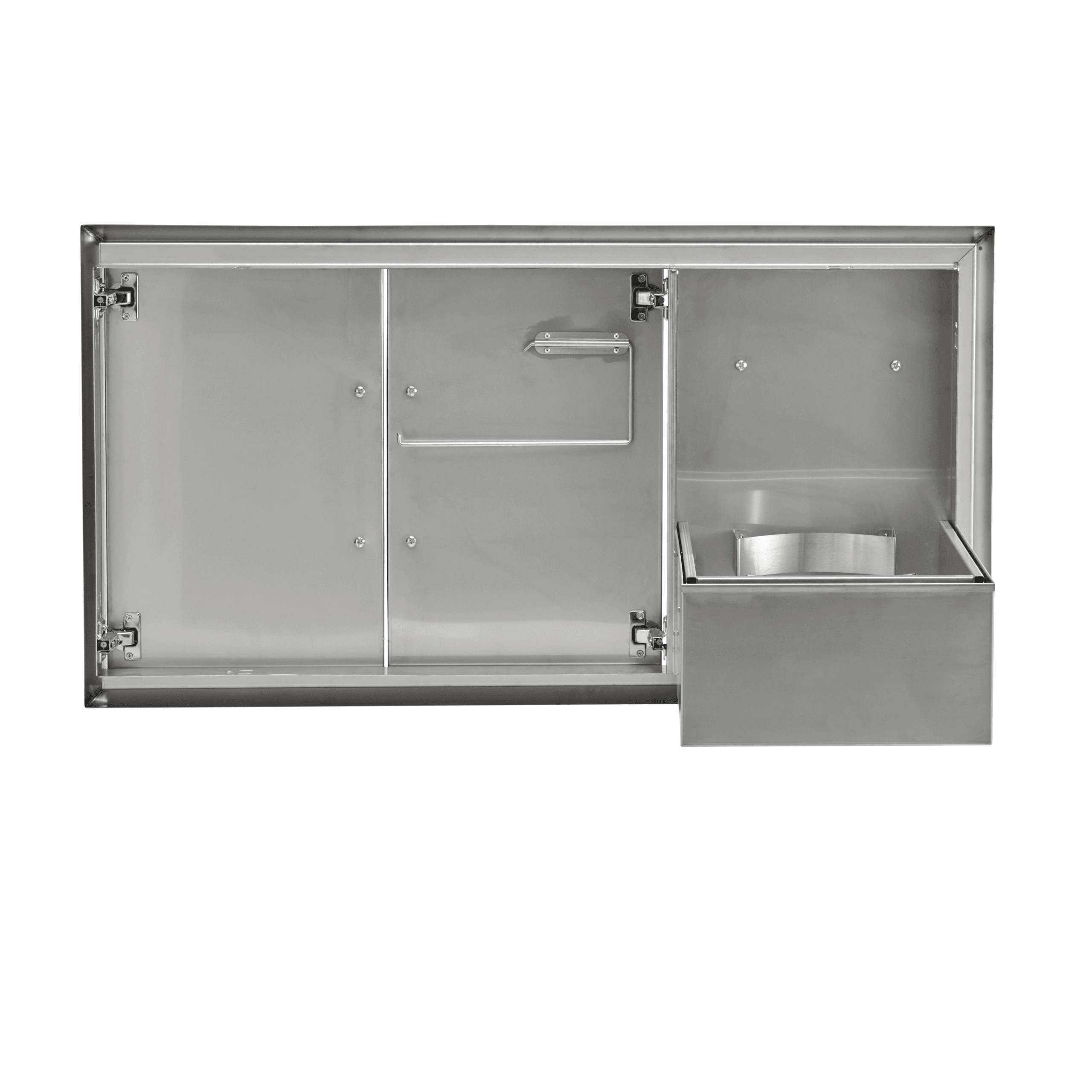 Coyote 46-Inch Combo Cabinet with Double Access Doors and Pull-Out Trash Drawer thumbnail 3
