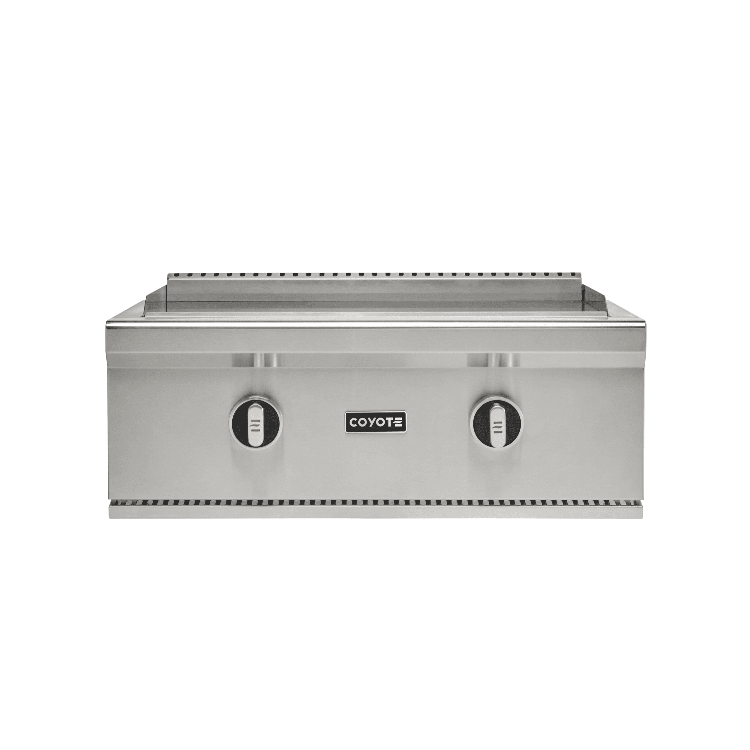 Coyote 2 Burner Built in Gas Commercial Style Flat Top Griddle