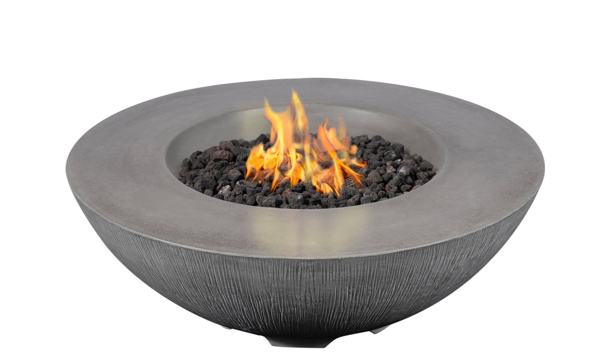 Intimate fire bowl on balcony