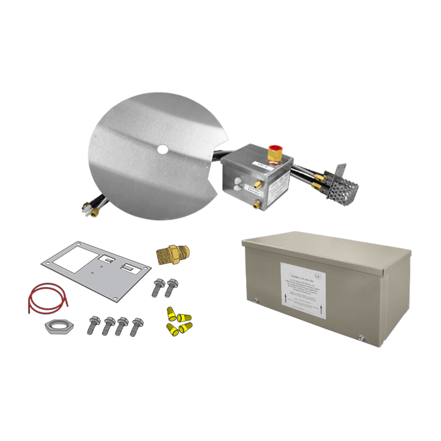 Firegear High Capacity AWS Natural Gas Multiple Fire Feature All Weather Electronic Ignition System — image 1