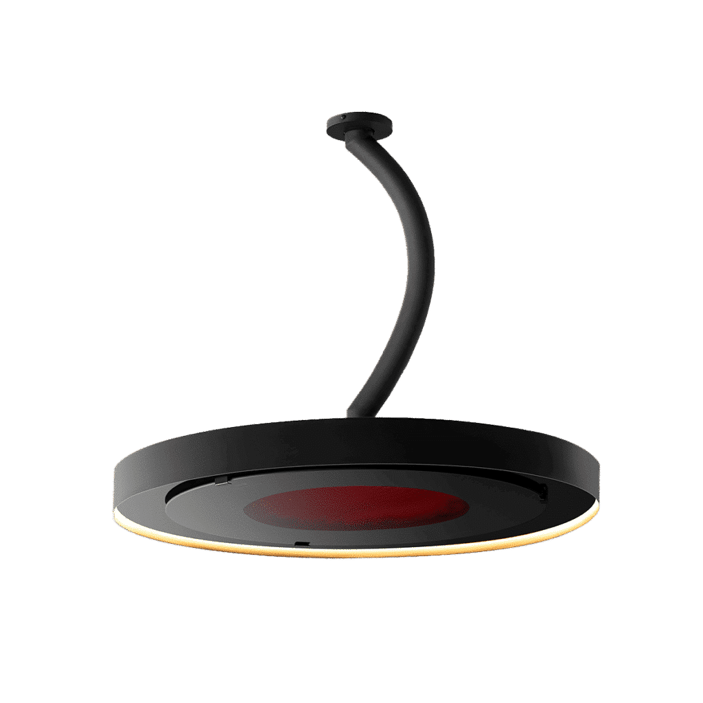 Bromic Heating 24-Inch Curved Ceiling Pole for Eclipse Electric Patio Heaters — image 1