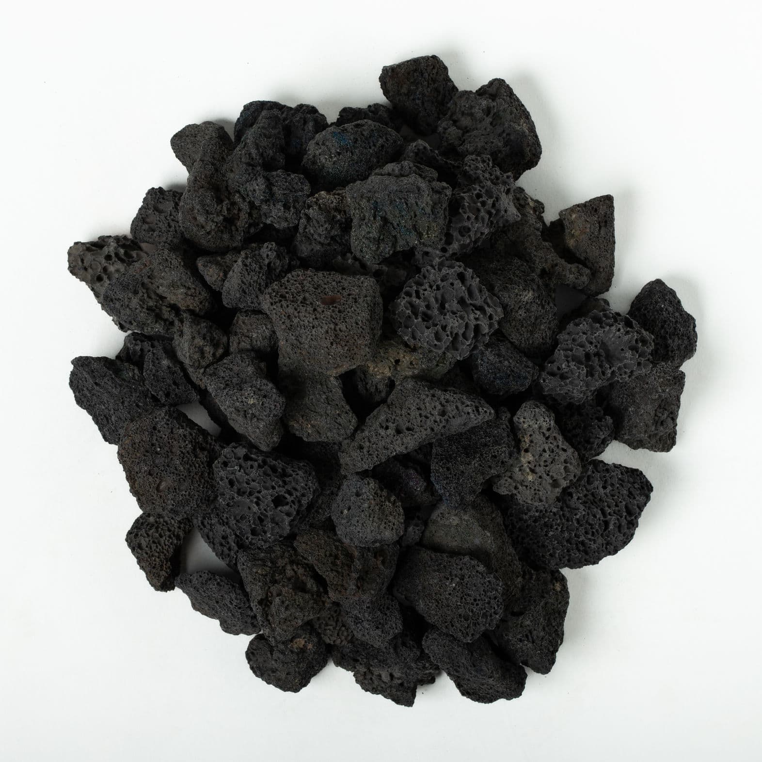 Lava Rock Direct Medium Black Fire Pit Lava Rock (1/2" - 1")