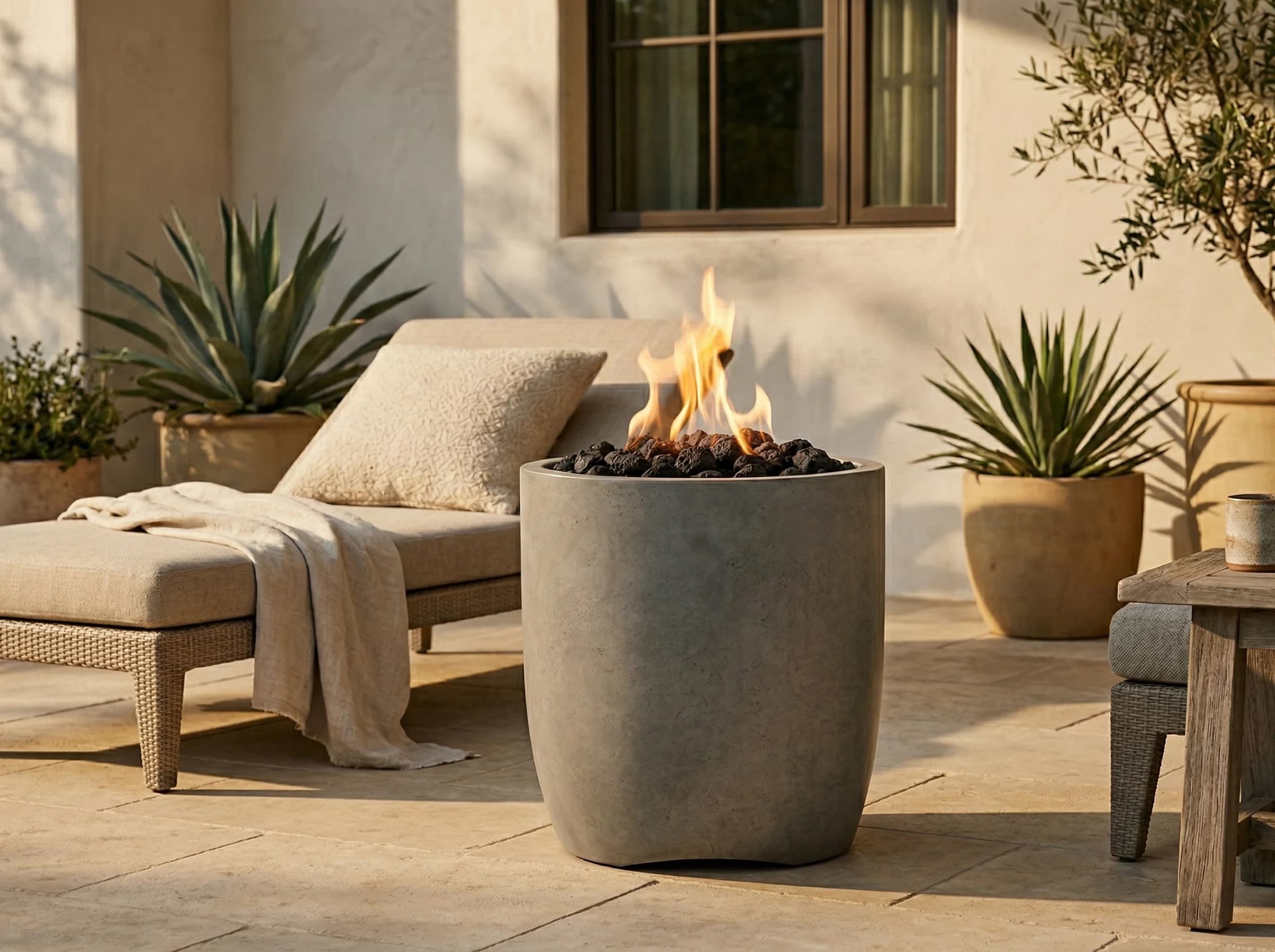 Prism Hardscapes Pentola 2 24-Inch Round 65,000 BTU Natural Gas Fire Pit Bowl - Pewter — image 1