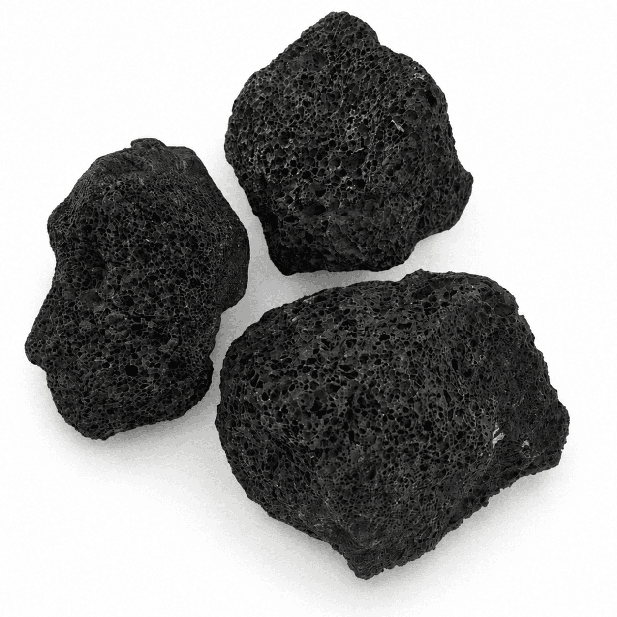 Lava Rock Direct XL Black Fire Pit Lava Rock (3" - 9")