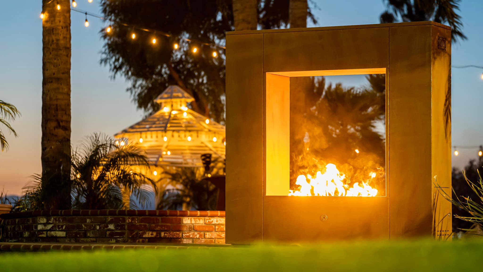 Lifestyle · The · Williams · Fireplace · Corten · Steel ·