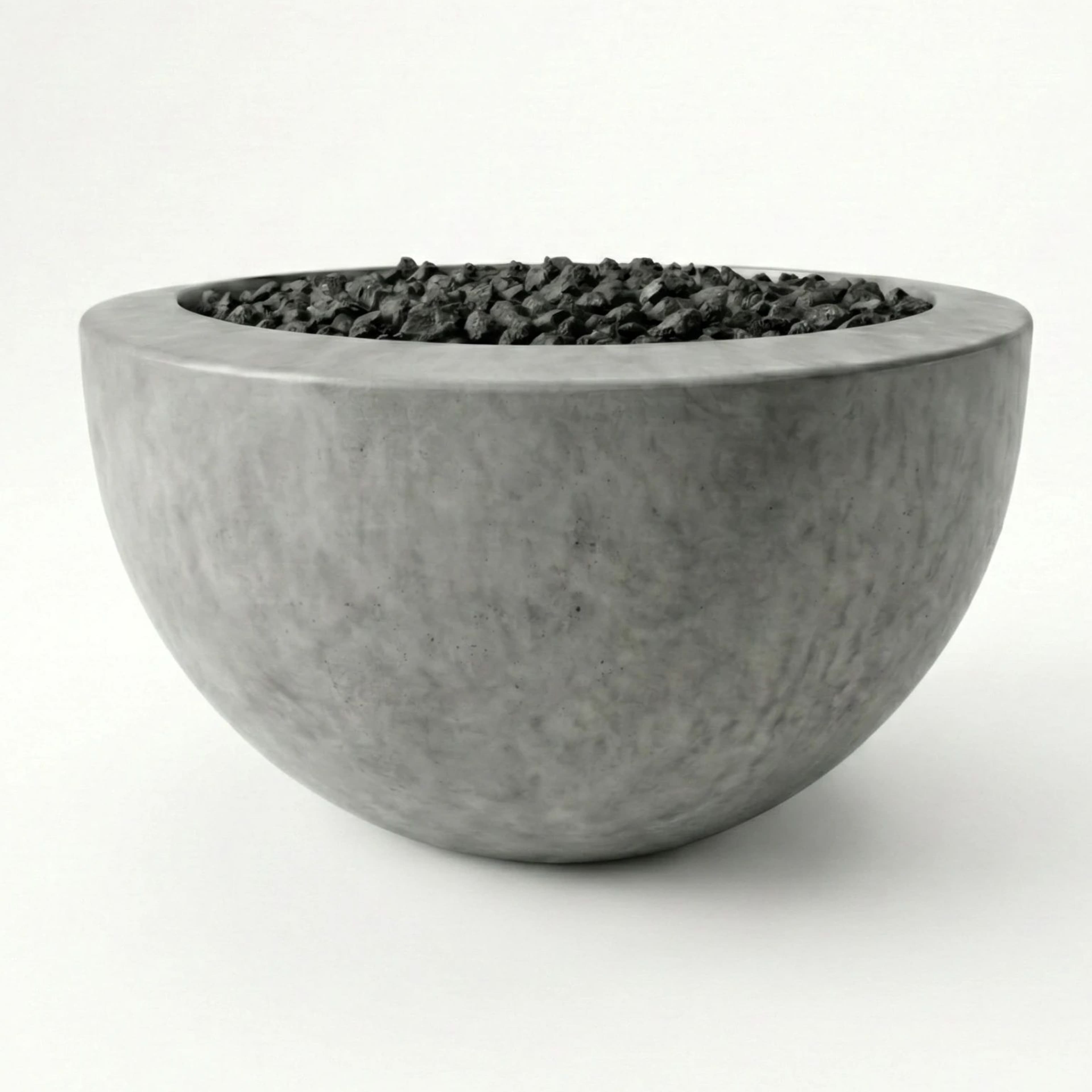 Prism Hardscapes Moderno 3 30-Inch 65,000 BTU Gas Round Fire Pit Bowl