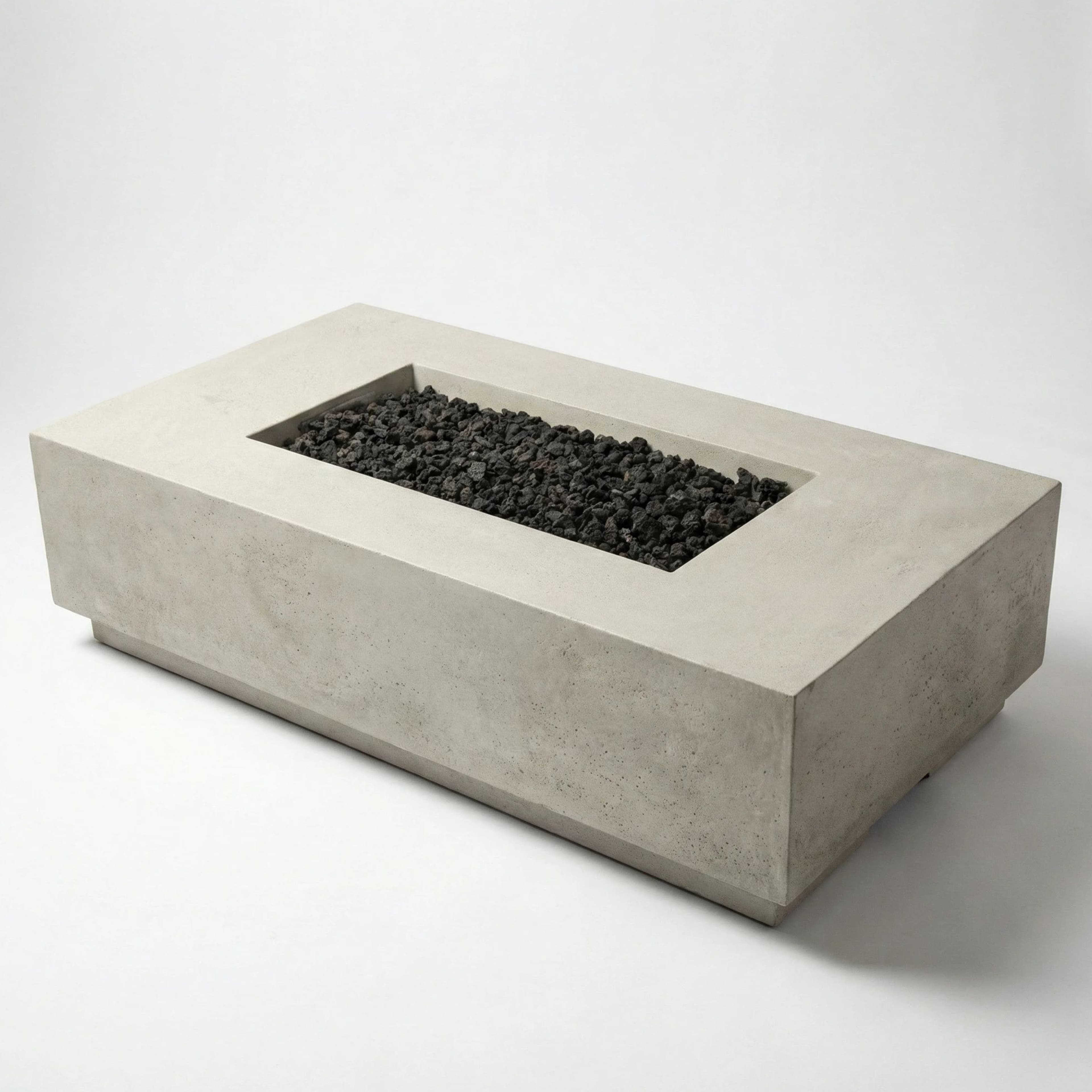 Prism Hardscapes Tavola 4 66-Inch 65,000 BTU Gas Rectangular Fire Pit Table