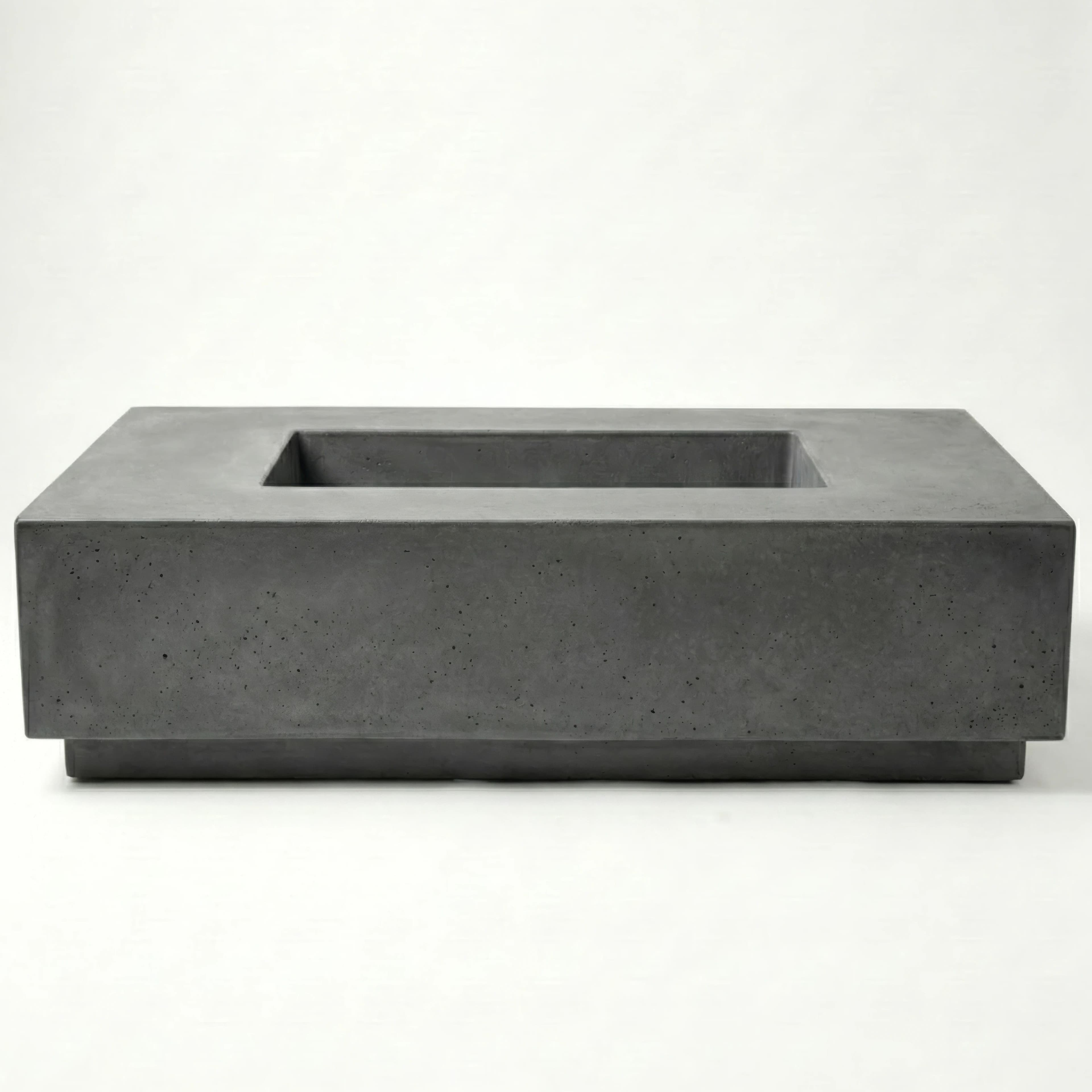 Prism Hardscapes Tavola 8 60-Inch 65,000 BTU Gas Rectangular Fire Pit Table