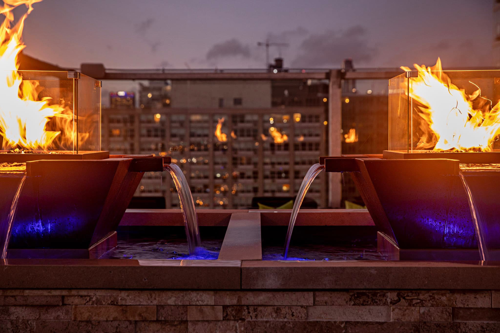 The · Outdoor · Plus · Maya · Fire · Water · 4 · Way · Bowl ·