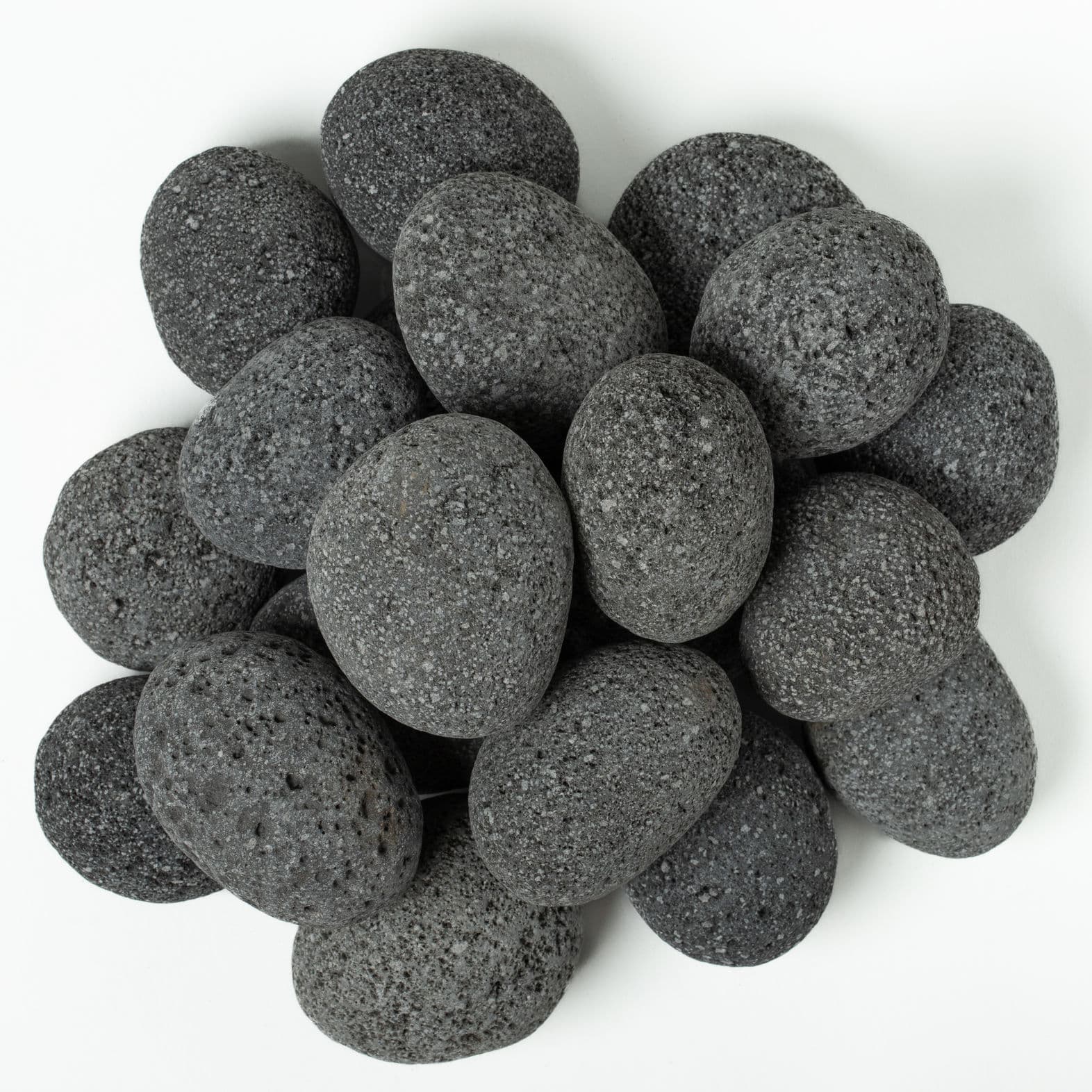 Lava Rock Direct Large Grey Tumbled Fire Pit Lava Rock (2" - 4")