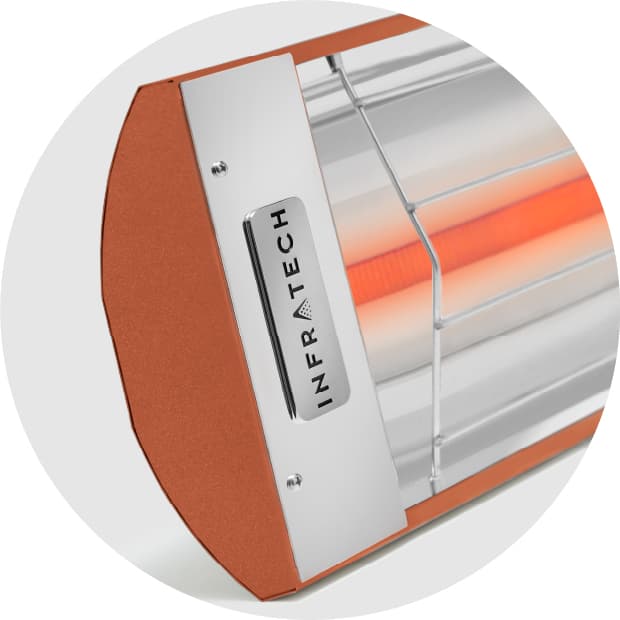 Infratech C-Series 48-Inch 2600W Single Element Electric Infrated Patio Heater - 240V - Copper — image 1