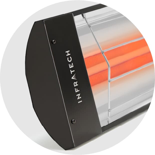 Infratech CD-Series 48-Inch 5200W Dual Element Electric Infrated Patio Heater - 480V - Black — image 1