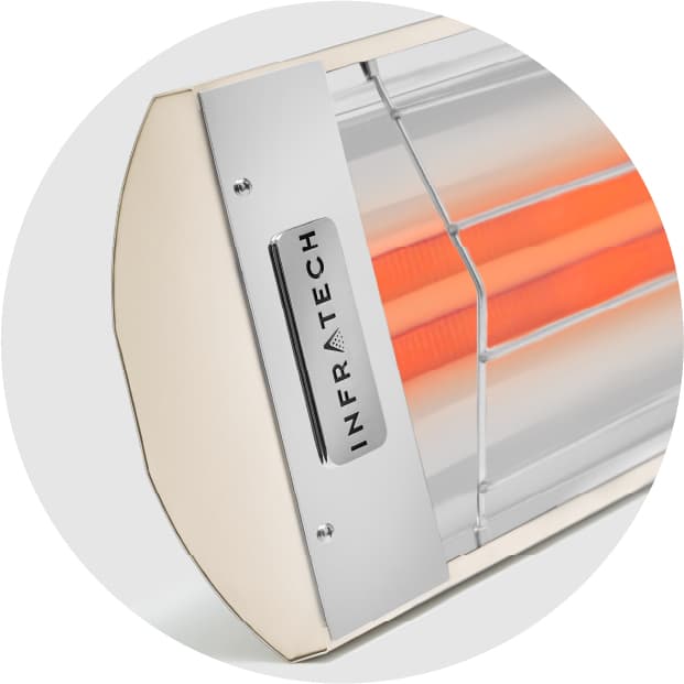 Infratech CD-Series 61 1/4-Inch 6000W Dual Element Electric Infrated Patio Heater - 240V - Stainless Steel — image 1