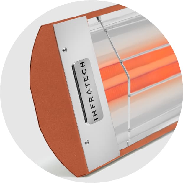 Infratech CD-Series 61 1/4-Inch 6000W Dual Element Electric Infrated Patio Heater - 277V - Copper — image 1