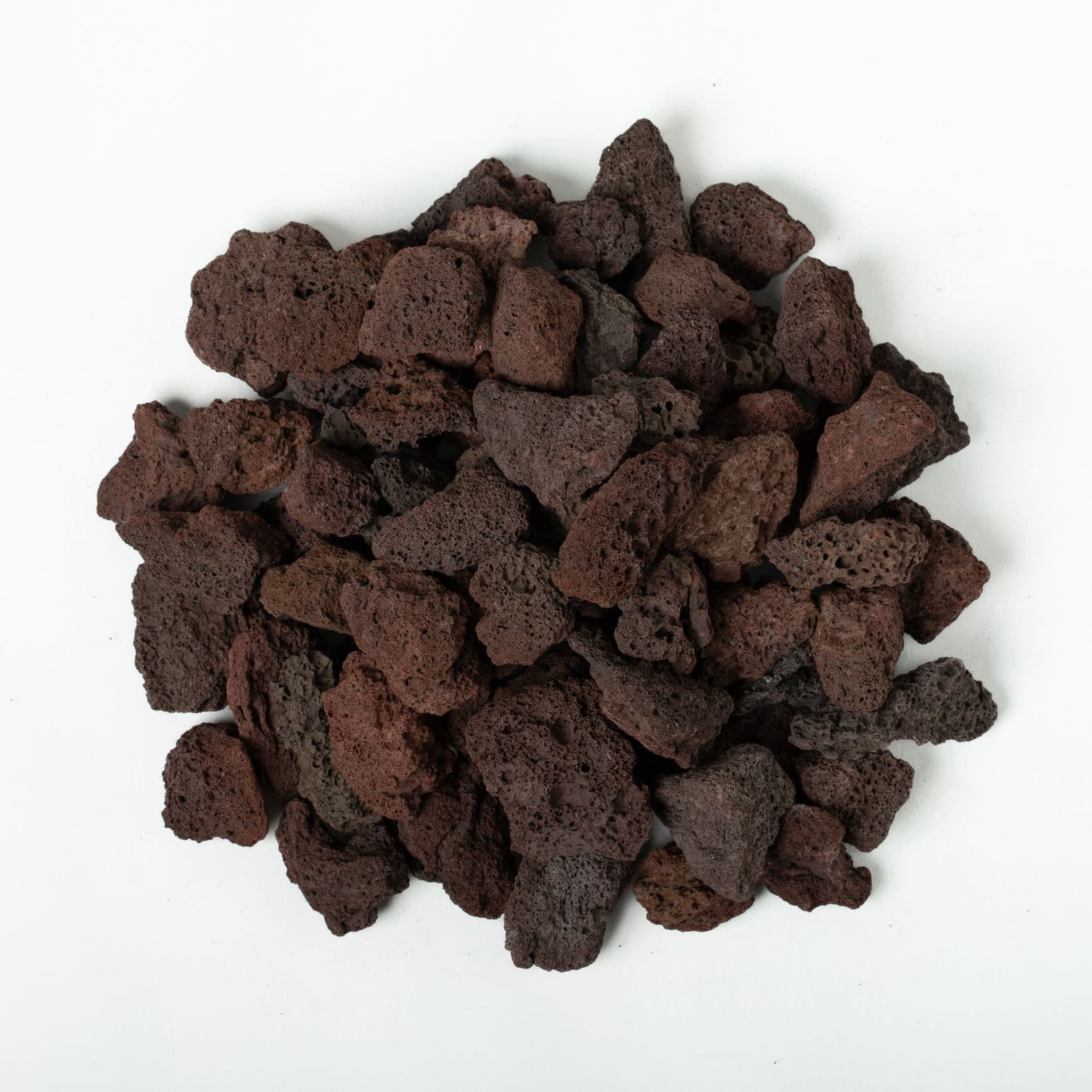 Lava Rock Direct Medium Red Fire Pit Lava Rock (1/2" - 1")