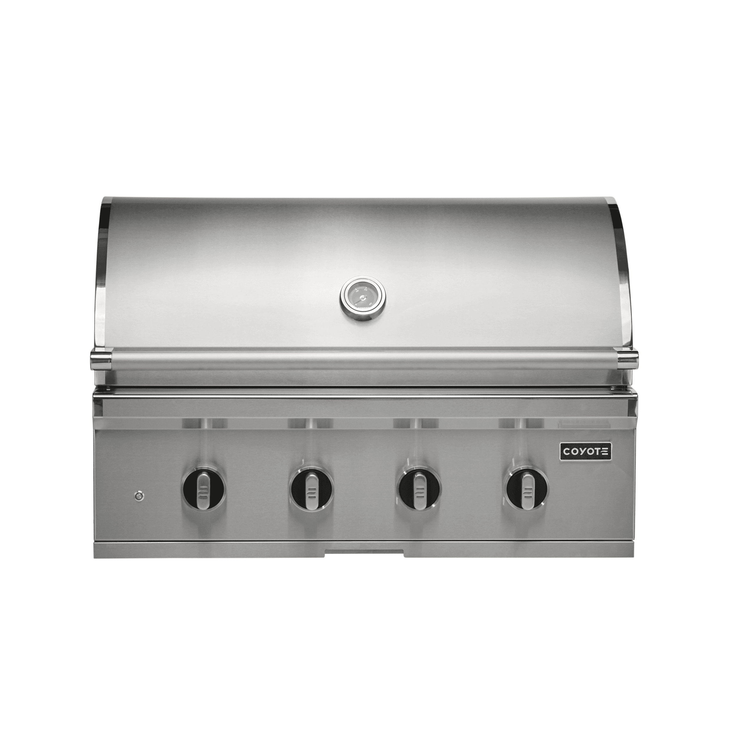 Coyote C-Series CL 36-inch 4-burner built-in gas grill with lift-assist hood and safety valve